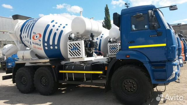 Установка миксера 6, 7 кубов