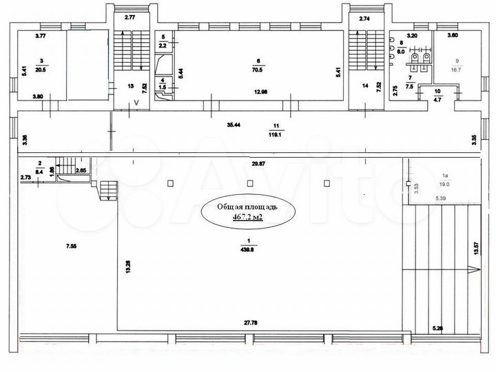 Продажа доходного арендного бизнеса, 3865.7 м²