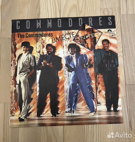 Виниловая пластинка Commodores вместе 1986 год