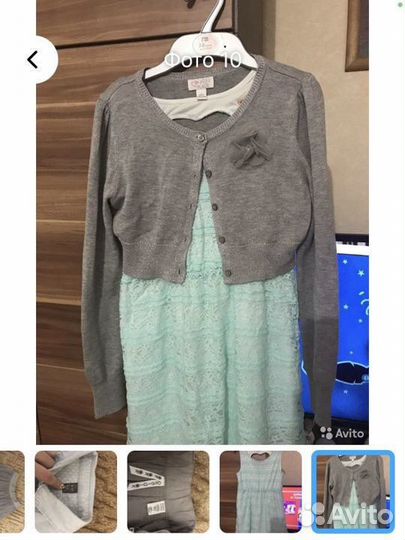 Пакетом одежда для девочки