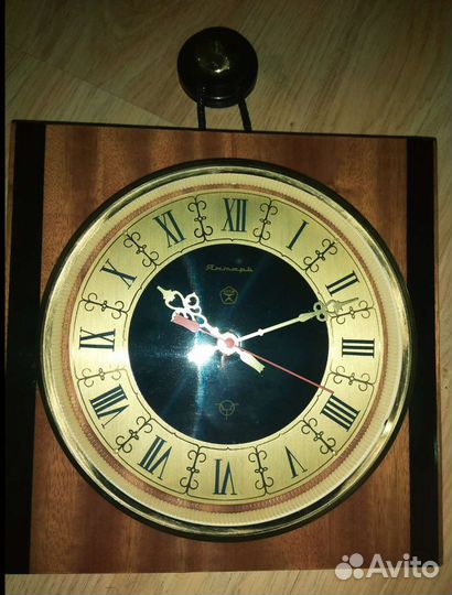 Настольные часы янтарь СССР