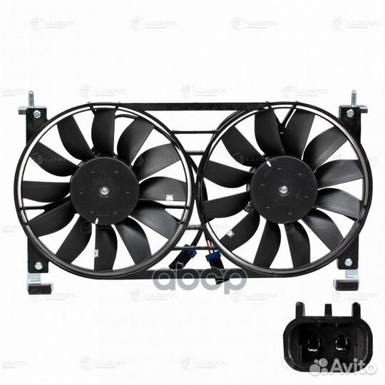 Э,вентилятор охл. с кожухом для ам Лада 4x4 FL