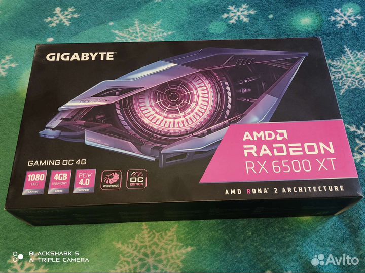 Видеокарта gigabyte AMD Radeon RX 6500XT