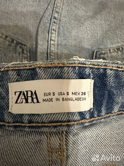 Юбка джинсовая zara s