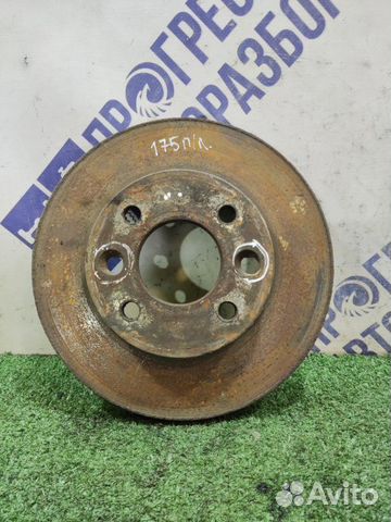 Тормозной диск передний левый Renault Symbol седан