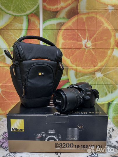 Nikon d3200 kit 18-105