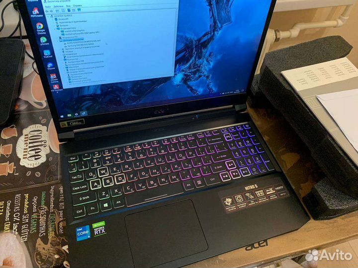Acer nitro 5, 16gb ram, rtx 3060