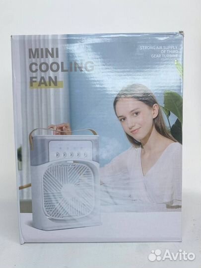 Мини вентилятор-увлажнитель воздуха