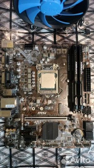 Комплект i5 8400,16gb ram, rx 580 4gb, msi b360