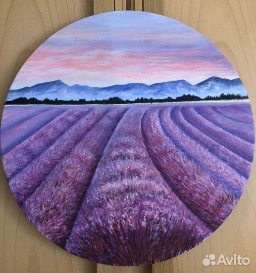 Картина интерьерная. «Лавандовые поля»