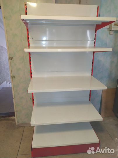 Стеллажи торговые металлические сборные