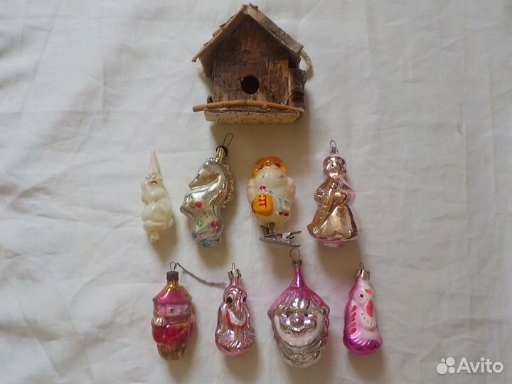 Елочные игрушки СССР сказочные персонажи