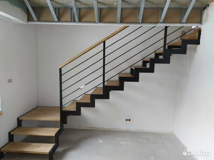 Перила кованные Установка