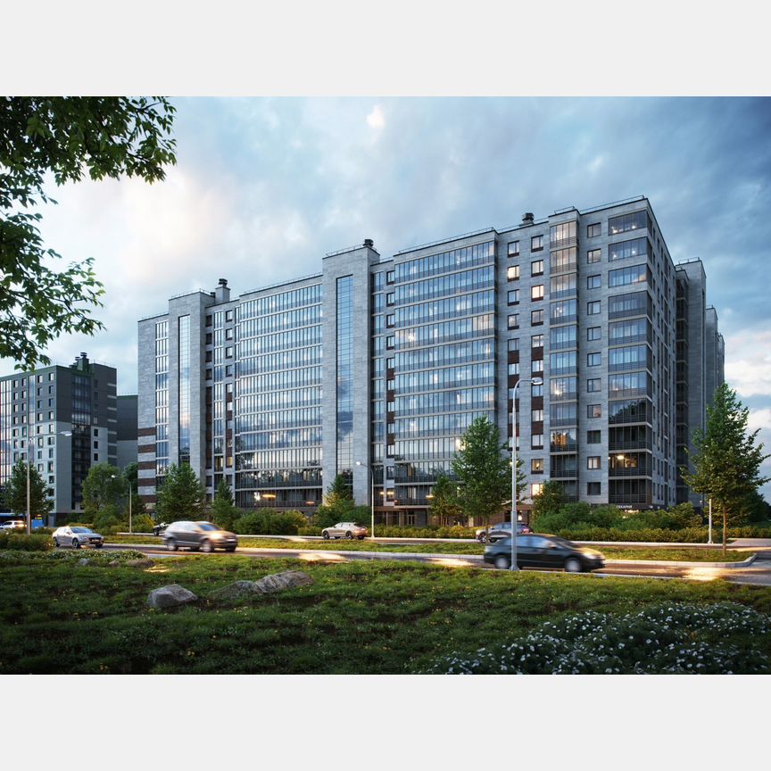 1-к. квартира, 44,1 м², 8/12 эт.