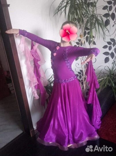 Платье для бальных танцев Ю1 Торг