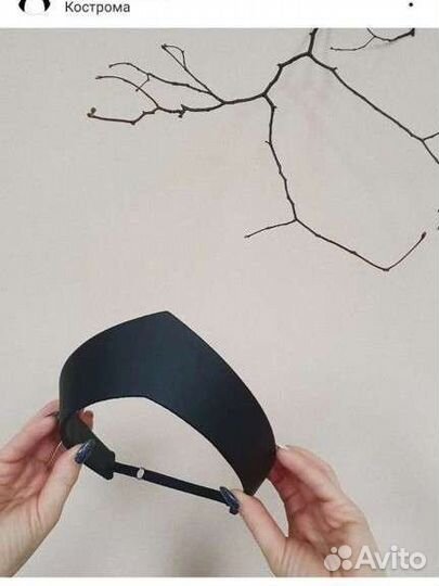 Кокошник из натуральной кожи