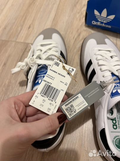 Кеды adidas samba vegan оригинал