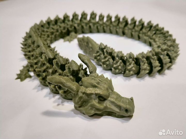 Китайский дракон, подвижный, 3D фигурка