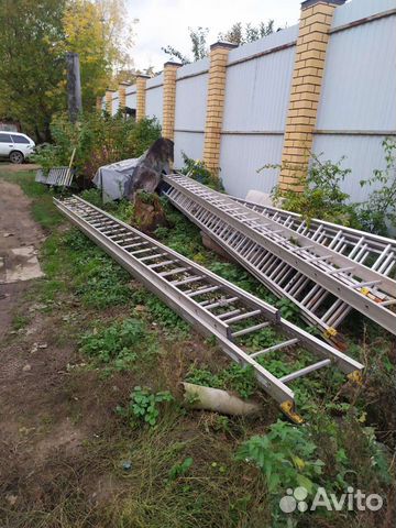 Аренда алюминиевых лестниц до 19 метров