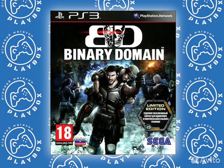 Binary Domain Limited Edition PS3 новый