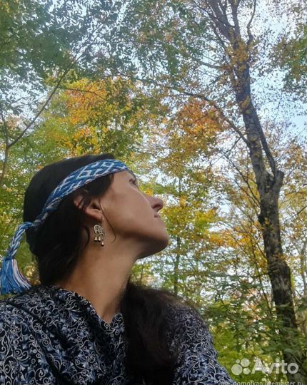 Тканное очелье 