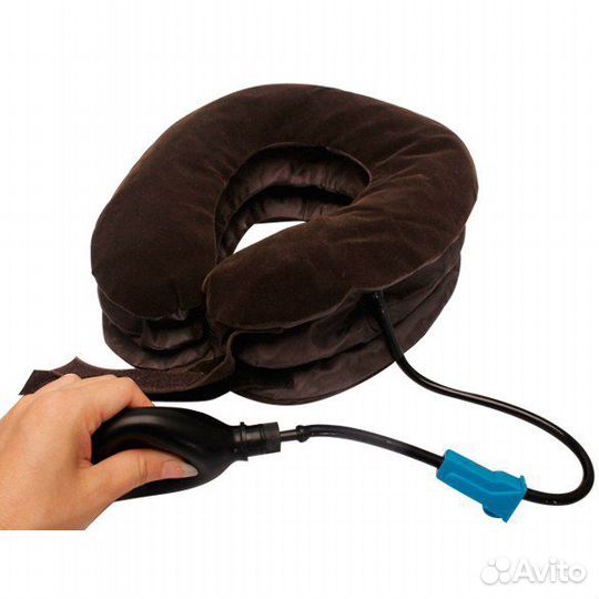 Шейная воздушная подушка-массажер