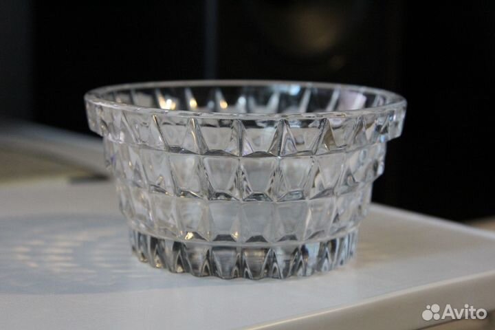 Ваза для конфет хрустальная СССР
