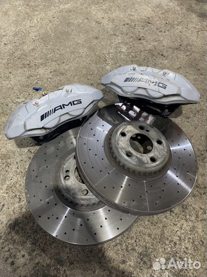 Передние тормоза mercedes 63 amg, 43amg