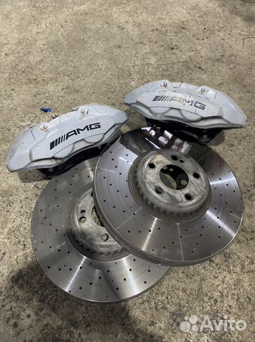 Передние тормоза mercedes 63 amg, 43amg