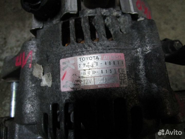 Генератор на Toyota Vitz (Тойота Витц) KSP90, 1KR