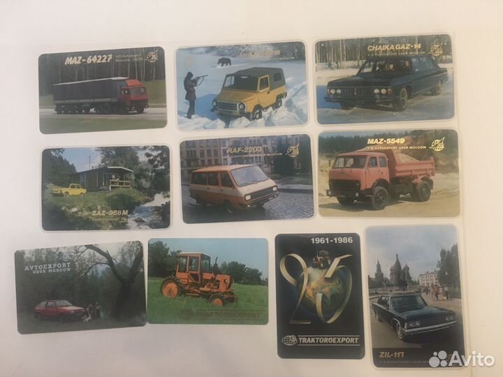 Календарики советские СССР