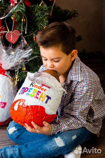 Оригинальный подарок Большое шоколадное яйцо