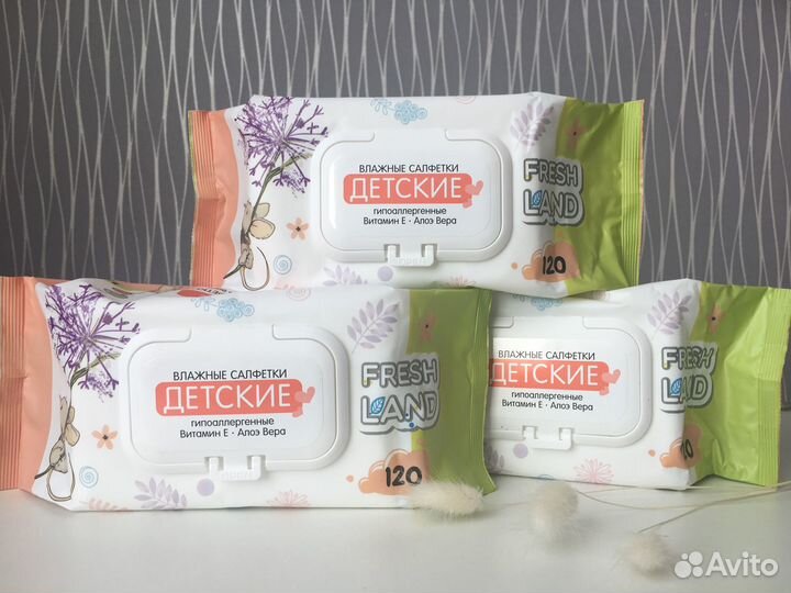 Влажные детские салфетки