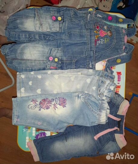 Вещи пакетом на девочку р68-98