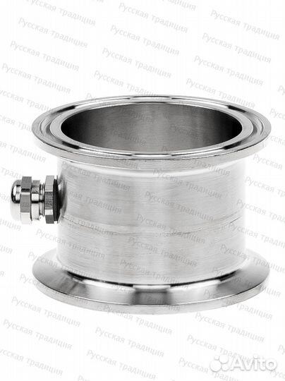 Мини царга с ниппелем под термометр, 2 дюйма