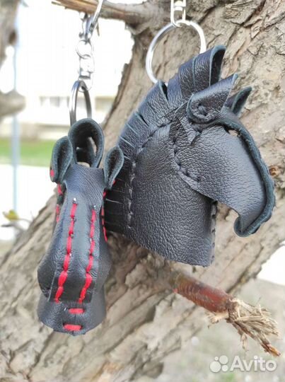 Брелок. Натуральная кожа