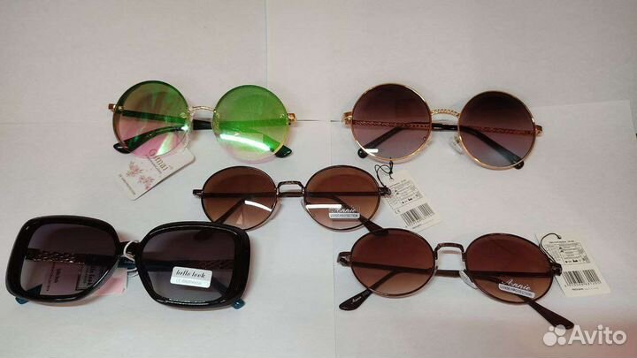 Очки солнцезащитные взрослые и детские