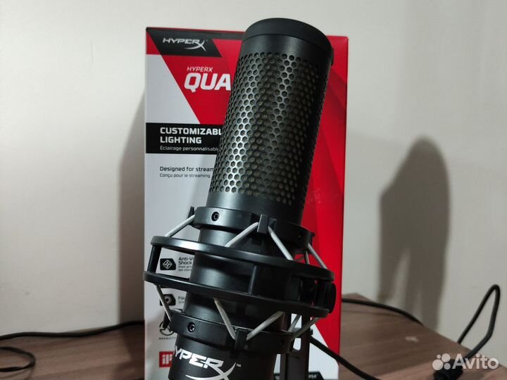 Качественный Студийный Микрофон(HyperX QuadCastS)