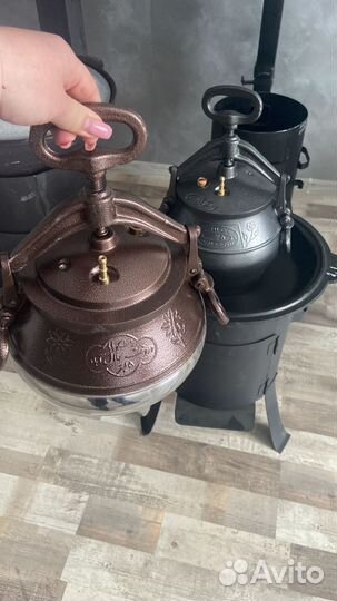 Казан чугунный+печь 16 литров, опт, розница