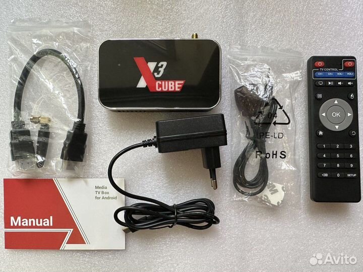 Тв-приставка Ugoos X3 Cube Amlogic S905X3 2/16Гб