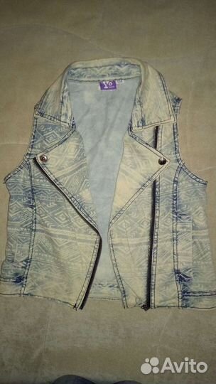 Жилет джинсовый для девочки