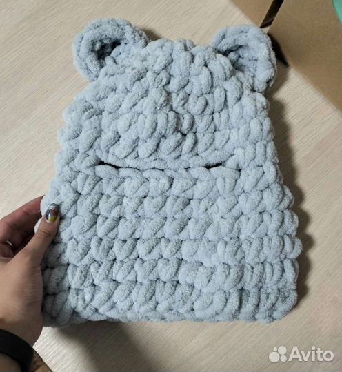 Балаклава плотной вязки (теплее обычной)