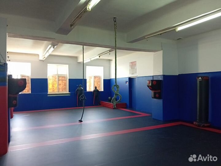 Борцовский ковер 6х6 трехцветный люверсы