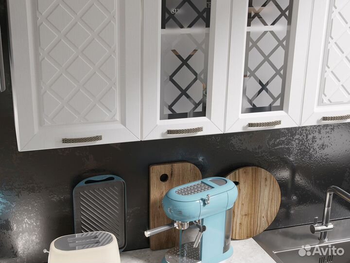 Кухня Агава 160 см, акация белая