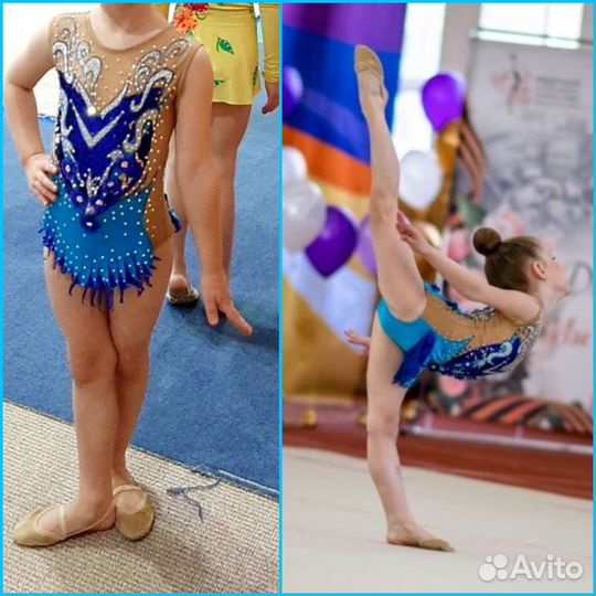 Купальник для художественной гимнастики,р.106-128