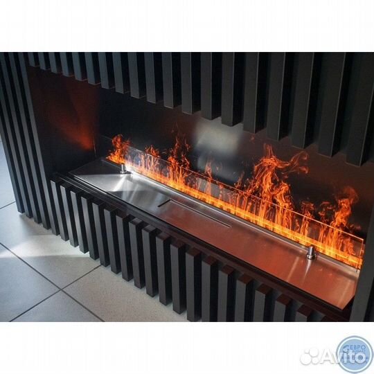 Паровой очаг со стальной крышкой Schones Feuer 3D