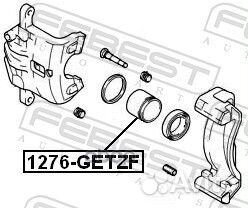 Поршень суппорта 1276-getzf 1276-getzf Febest