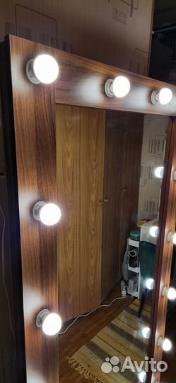 Зеркало напольное на колесах бу