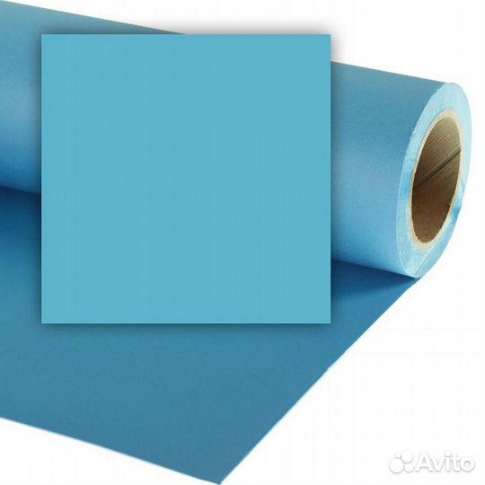 Фон бумажный Vibrantone Светло-голубой 1.35x11м