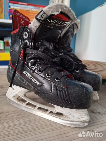 Хоккейные коньки bauer vapor 3x pro yth 12.5